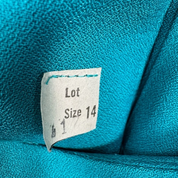 Lady Carol 2 Piece Midi Shift Dress Pattern Jacket Womens Sz 14 Art To Wear Vtg - Picture 10 of 16